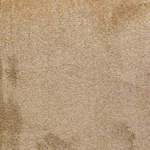 Kräuselveloure Brillantbeige - Teppichboden 4-Meter Breite