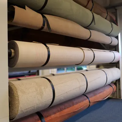 Premium-Veloure Melange Hellbeige - Teppichboden 4-Meter Breite