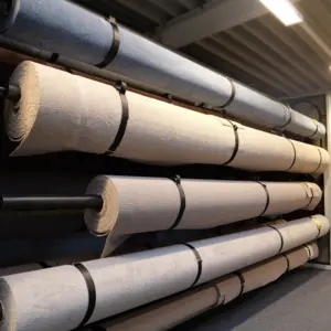Kräuselveloure Naturbeige - Teppichboden 4-Meter Breite