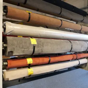Kräuselveloure Steingrau - Teppichboden 4-Meter Breite